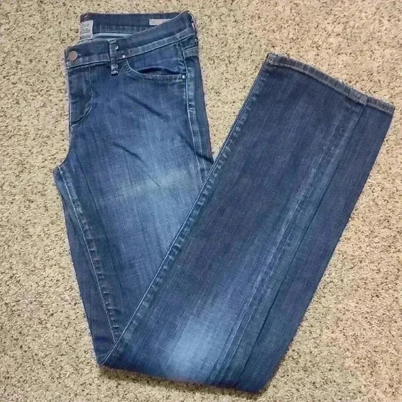 Citizens of humanity low rise straight leg jeans Size 27 - Picture 2 of 9
